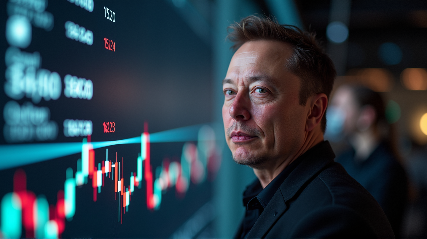 イーロン・マスクがテスラの評価額を驚異的に押し上げた背景に仮想通貨の後退