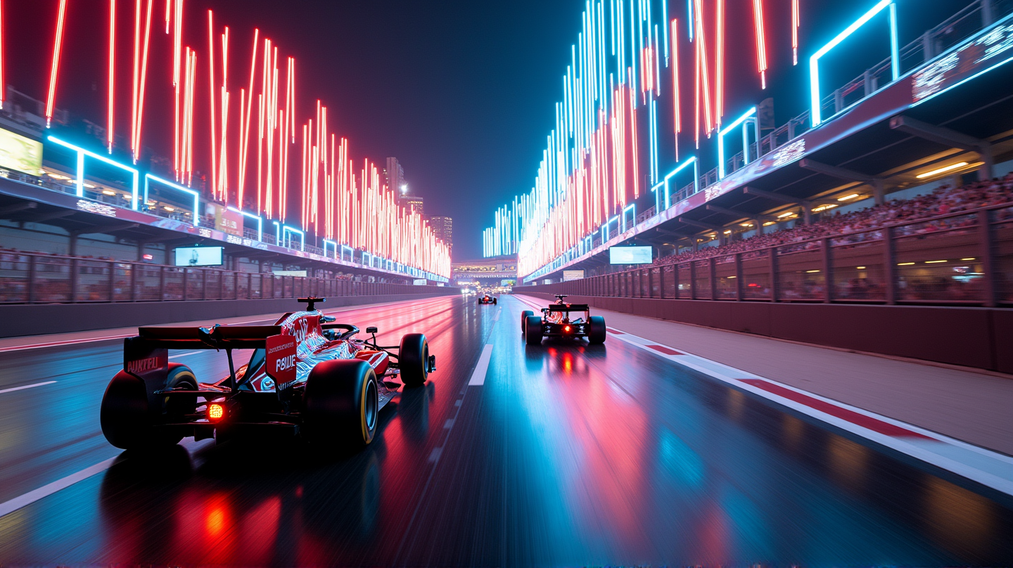 センセーショナルな融合: セレブとF1がハードロックスタジアムを照らす