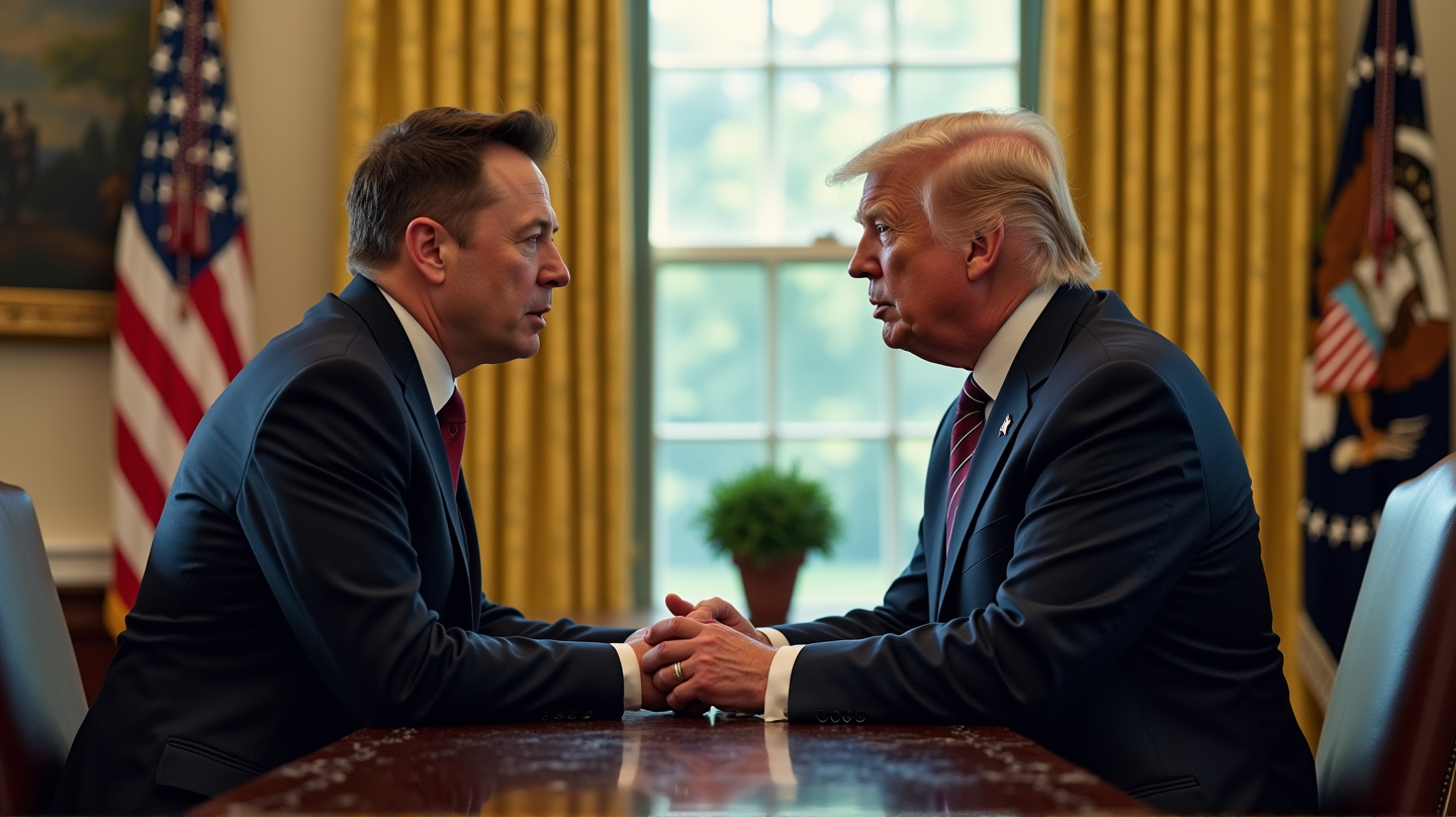 トランプの大胆なムーブ：マスクとの電気自動車議論の展開