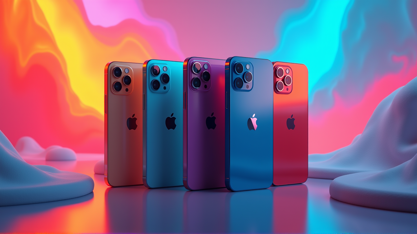 iPhone 17の魅惑的な新色が公開：ビジュアルの喜び