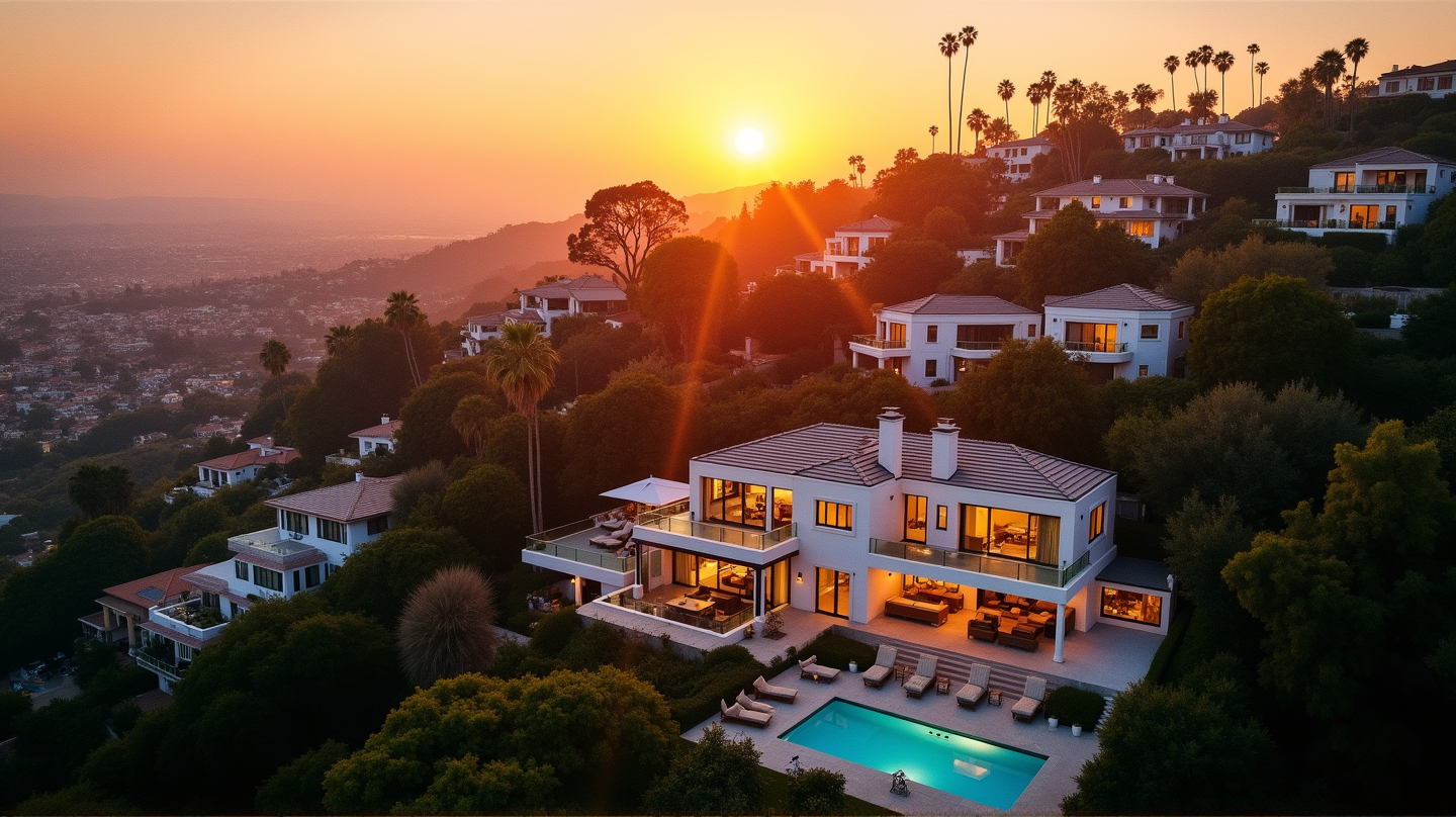 ハリウッドの奮闘：セレブたちのL.A.不動産対決！