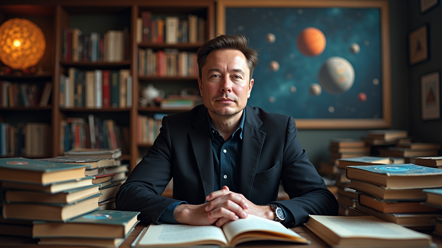 イーロン・マスクの宇宙：本と億万長者の交差点