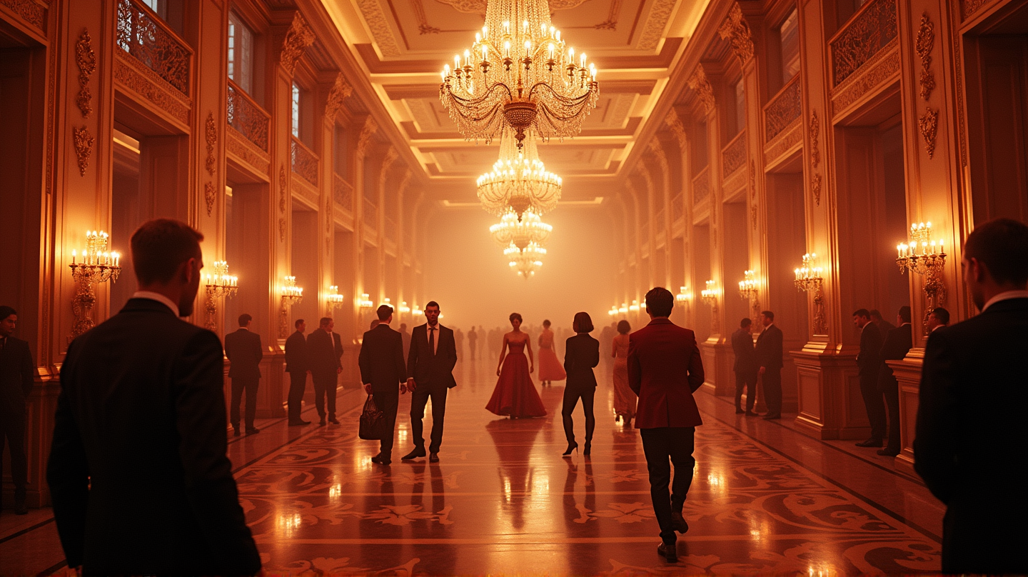 トランプの豪華な舞踏会場の内部：エリート37人の寄付者たち