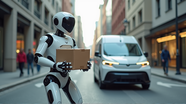 Amazon、人型配達ロボットの公開準備
