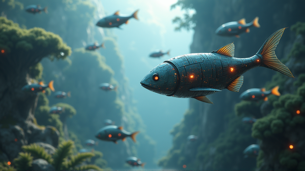 鳥や魚に触発された革命的なロボット群制御