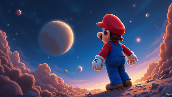 マリオの宇宙の冒険：スーパーマリオギャラクシー映画が壮大な冒険の舞台を整える！