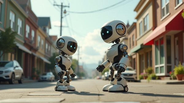 魅力的なロボットの侵略：コーヴァリスがリハーサルステージに