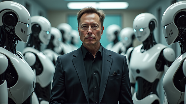 イーロン・マスクの大胆な賭け：1兆ドルのロボットと反発