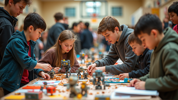 ブルワー高校のクラフトフェア：ロボティクスを後押しするコミュニティの力