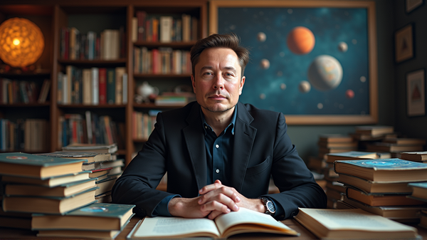 イーロン・マスクの宇宙：本と億万長者の交差点