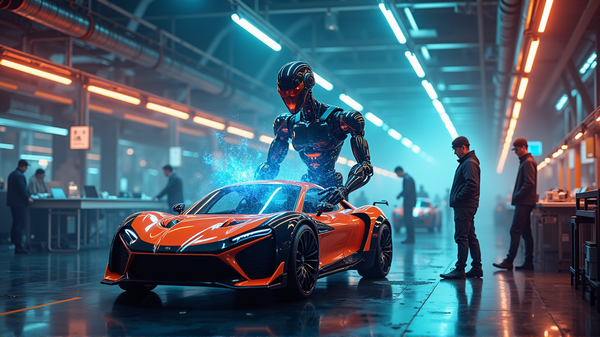 自動車生産の革命：ヒューマノイドとAIの台頭