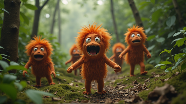 アングリー・ギンジのジャングル冒険: 夢の実現